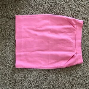 J. Crew Pink Pencil Skirt Knee-Length Resort Wear